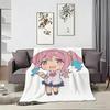 Anime O-ONIMAIS Throw Lightweight 240g Flannel Blanket Soft Skin-friendly for Summer Cooling