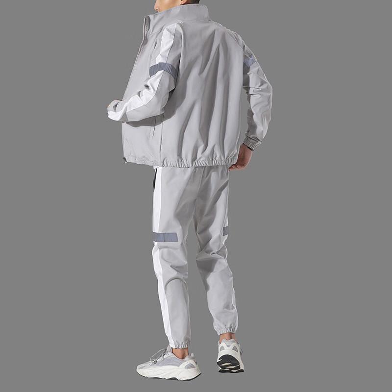 

Milin Men s Reflective Casual Tracksuit M