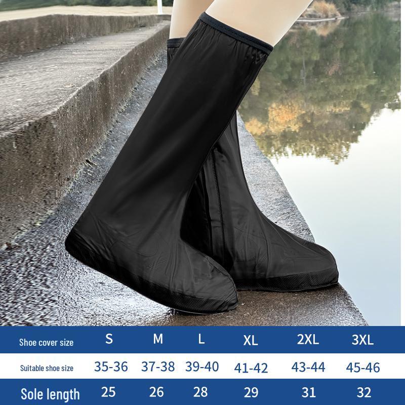 Thickened Non-Slip Reusable PVC Rain Shoe Covers for Men & Women
