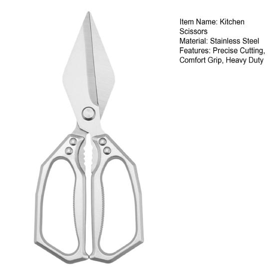 Kitchen Shears Heavy Duty Stainless Steel Chef Shears Kitchen Scissors for Meat Fish Poultry And Vegetables