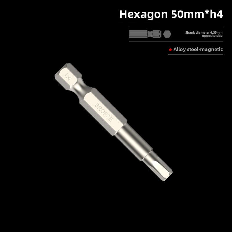 BROPPE Magnetic Hexagonal Extended Screwdriver Head for Electric Drills
