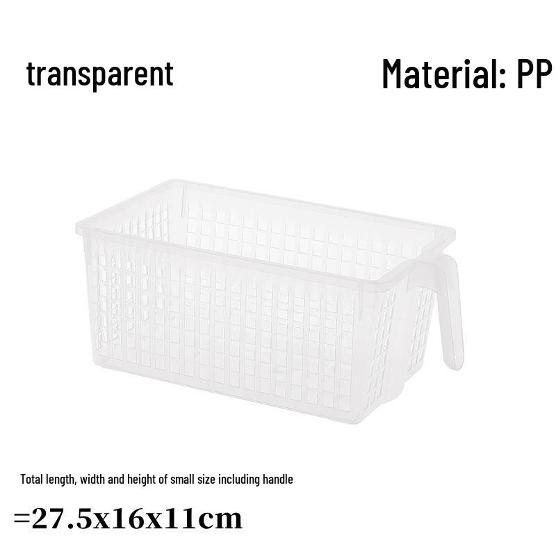 Vysoká nástěnná úložná krabice s rukojetí - Kuchyňský organizér koš pro horní police