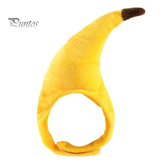 Pet Hat for Cats Adorable Cat Banana Duck Sun Flower Flamingo Tiger Soft Cartoon Design Fastener Tape Adjustable Funny Costume