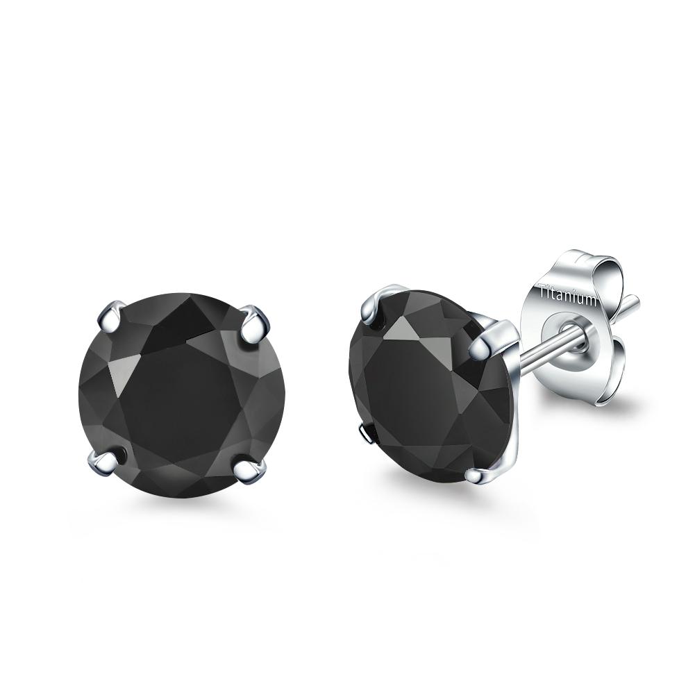 G23 Titanium Hypoallergenic Cubic Zirconia  Tiny Stud Earrings  Nickel Free for Sensitive Ears Women Teen Girls
