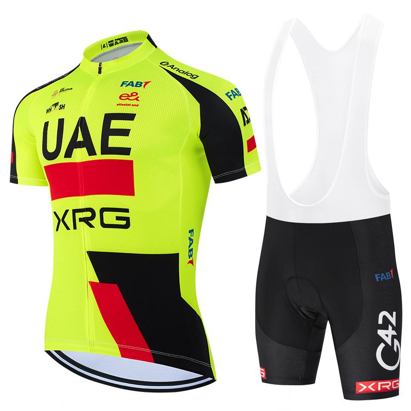 Neues 2026 Weißes Radtrikot UAE Team Radtrikot Hose Herren Schnelltrocknend Ropa Ciclismo Outdoorsport Pro Fahrradbekleidung