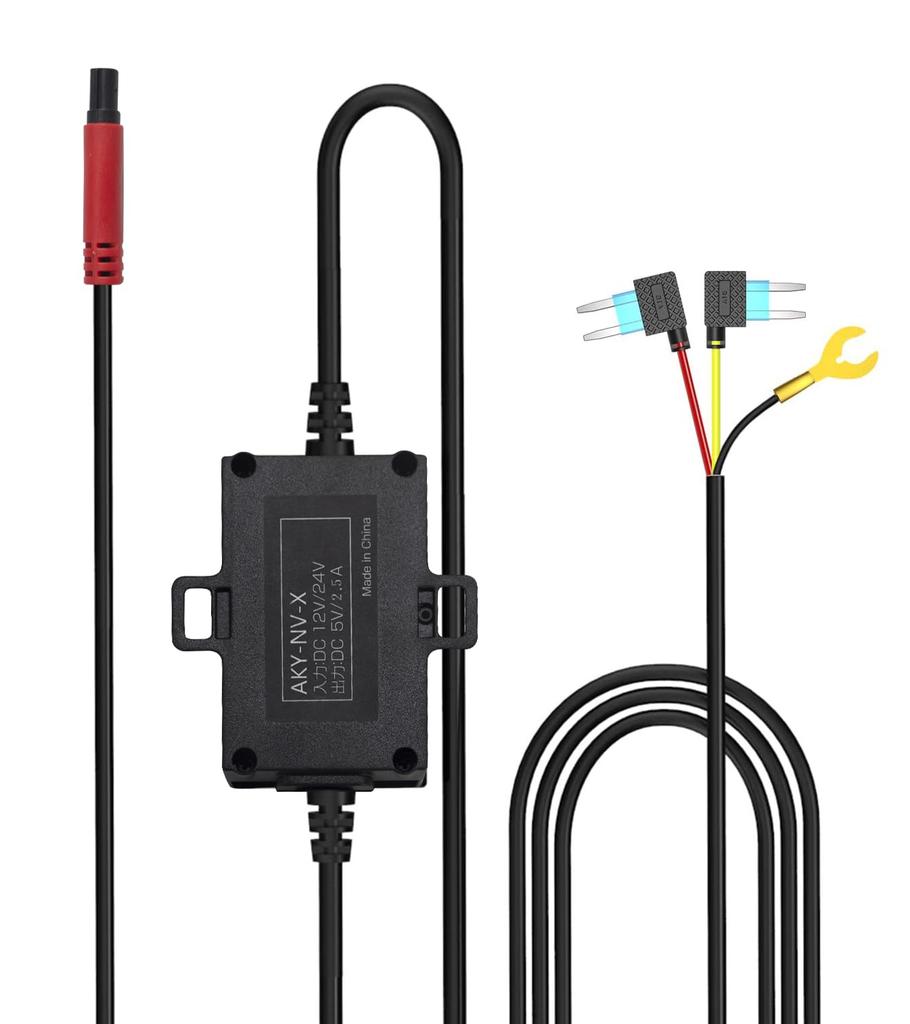AKY-NV-X Night Vision System Dash Cam Constant Power Cable Parking Surveillance