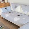 Fresh and Stain-resistant Pure Cotton Sofa Cushion Fabric Anti-slip Four-season Sofa Cover Backrest Cover Full Cover