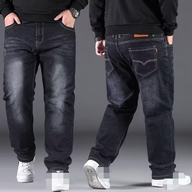 DC-HOME-4 10XL Oversized Jeans Man Mode Heren Jeans Wijde Pijp Denim Broek Broek Voor Mannen Werken Wandelen Dagelijks Gebruik Losse Grote Maat Jeans 31