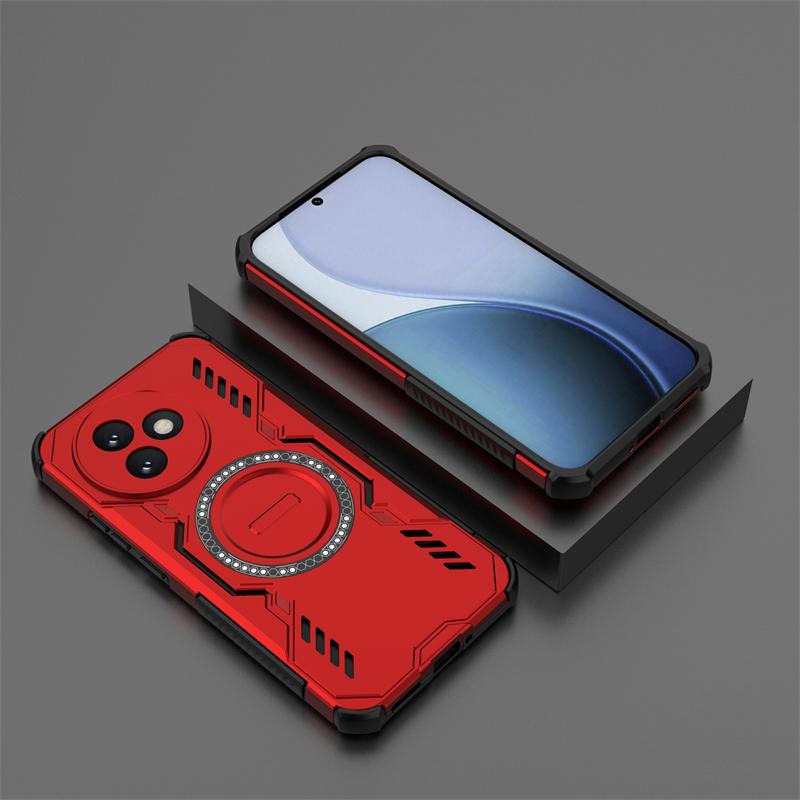 For Xiaomi Redmi K80 Ultra Case Redmi K80 Ultra Anti-knock Magnetic Adsorption Wireless Charge Cover For Redmi K80 Ultra Case