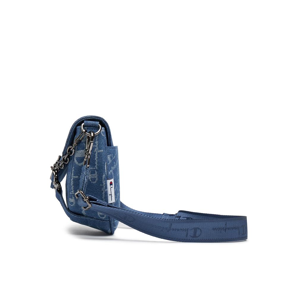 New Champion Fabric Backpack Shoulder Bag Unisex Light Denim Blue/Dark Denim Blue U5BACPU38
