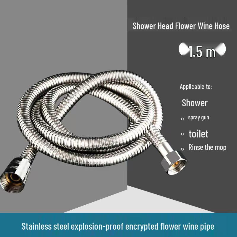 Adjustable No-Punch Universal Shower Head Holder - Plastic Bathroom Gadget