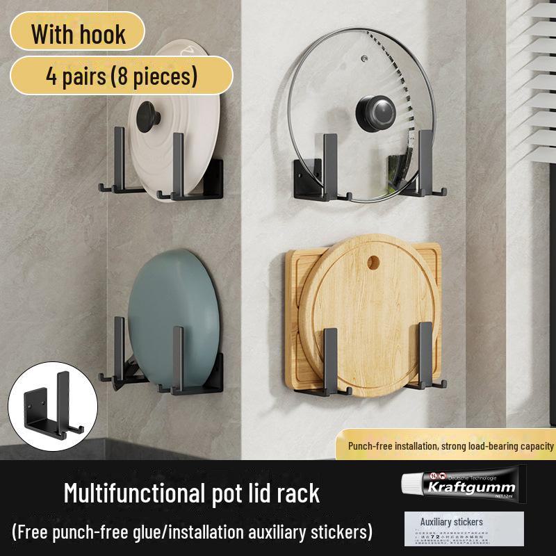 Punch-Free Kitchen Rack for Pots, Cutting Boards & More