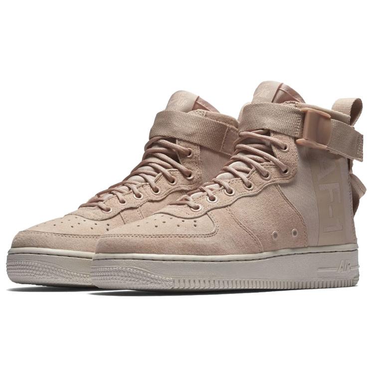 New Nike Sf Air Force 1 Mid Particle Beige Women's AA3966-201