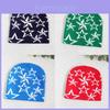 Y2k Star Pattern Knitted Hat With Warmth For Autumn Streetwear Fans