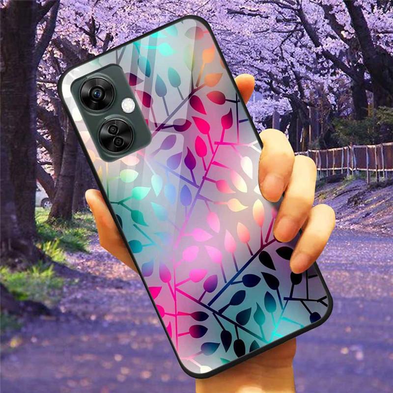 For OnePlus Nord CE 3 Lite 5G Case Tempered Glass Hard Cover Soft Bumper for One Plus Nord CE3 Lite N30 Phone Shell Capa CE3Lite