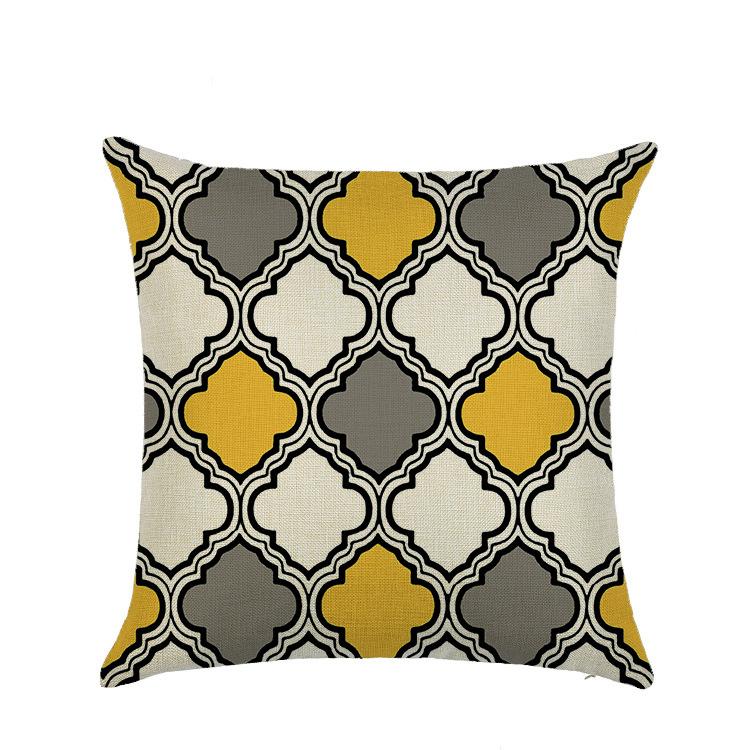 Geometric Pillow Cover, Abstract Line, Home Living Room, Sofa Cushion Cover, Bedroom Bedside Pillow Cover