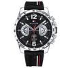 1791473 Black Silicone Men's Watch