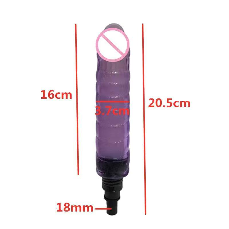 Fascial Gun Dildo Head Vibrator for Erotic Simulation (18~19mm)
