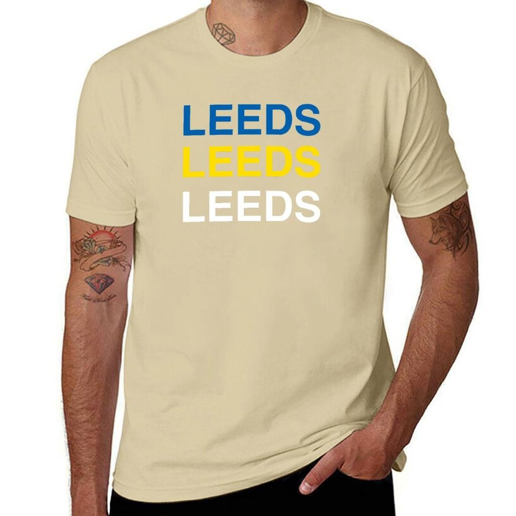 United Leeds Color Funny Gift T-Shirt Oversized Sweat Mens Plain T Shirts