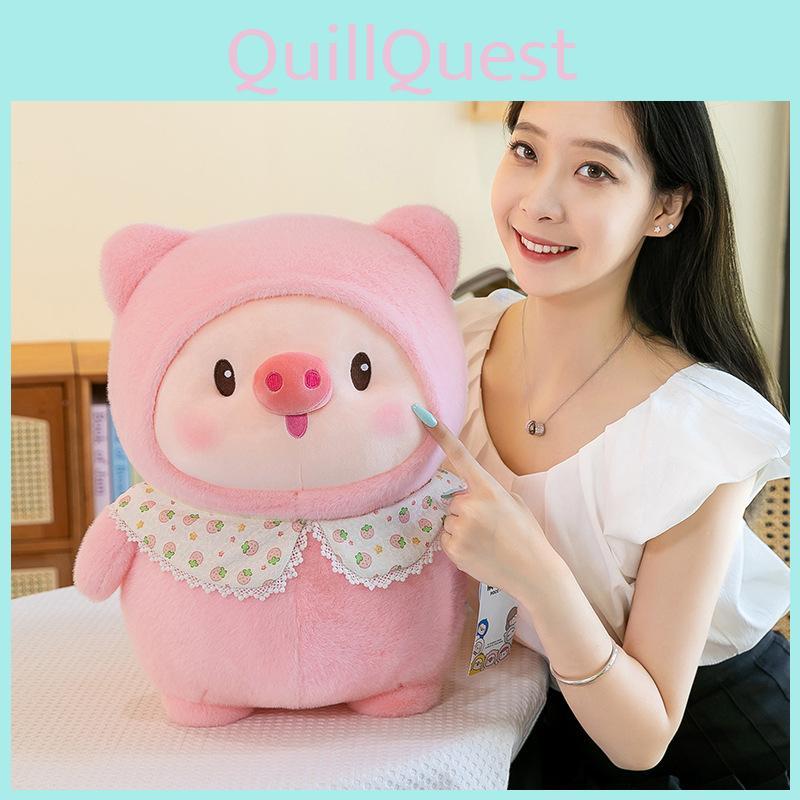 Pajama Duck Cartoon Plush Toy Pink Blue Stuffed Animals Girls Birthday Gift