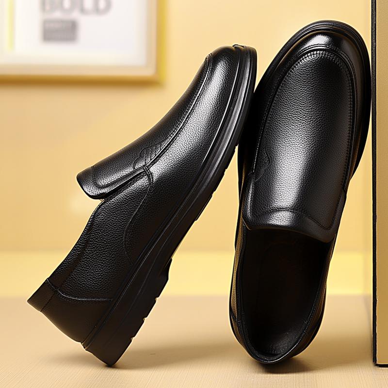 Fashion Handmade Leather Driving Shoes Slip-on Mens Loafers Soft Casual Shoes Black Brown Male Business Footwear Moccasins Walking Shoes