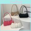 Trendy Square Shape Shoulder Bag 2024 Spring New Fresh Pu Material Crossbody Bag