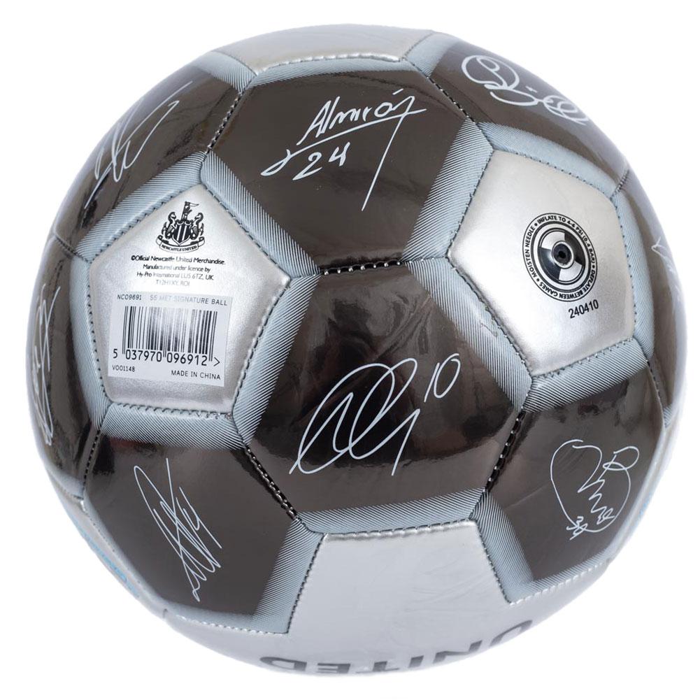 Newcastle United FC Signature Metallic Football