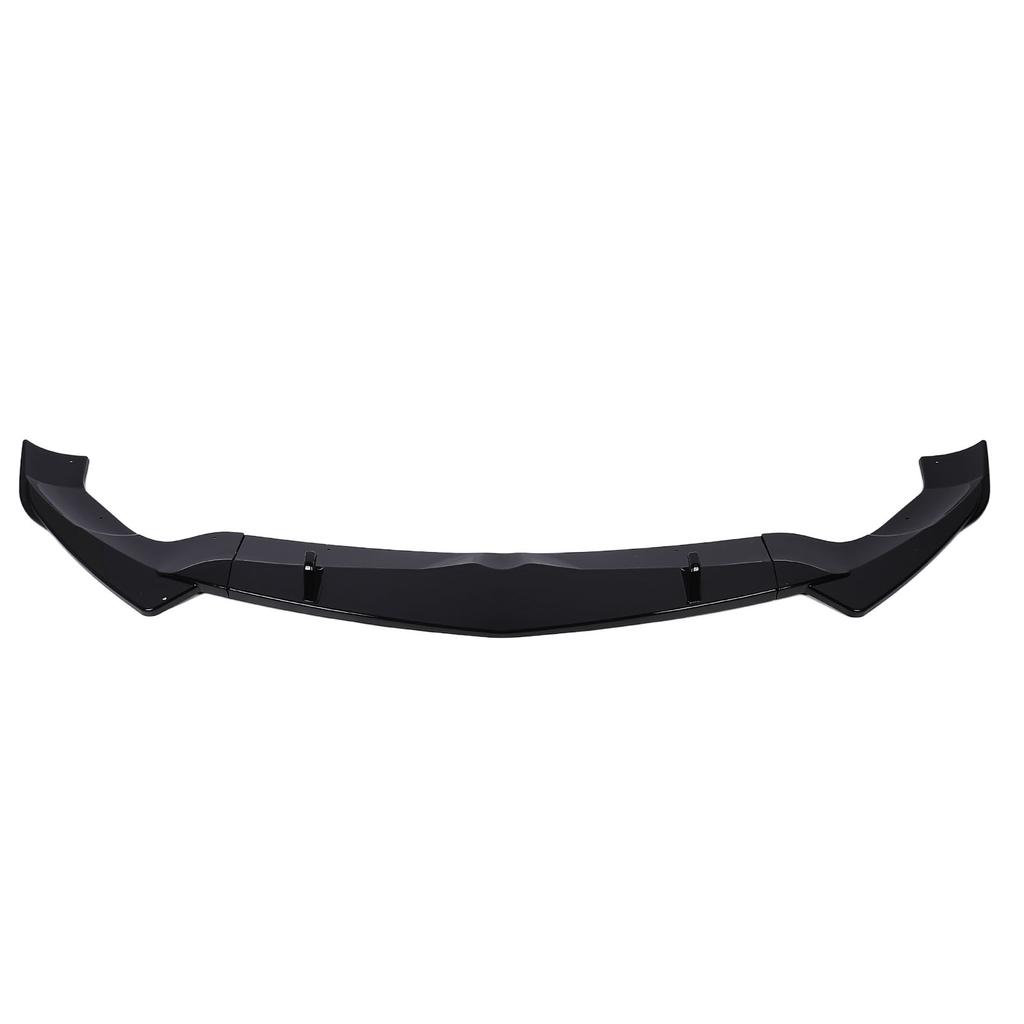 Front Bumper Lip Spoiler Glossy Black Sporty Look Front Lip Spoiler Splitter Protector Replacement for Stelvio 2017 and