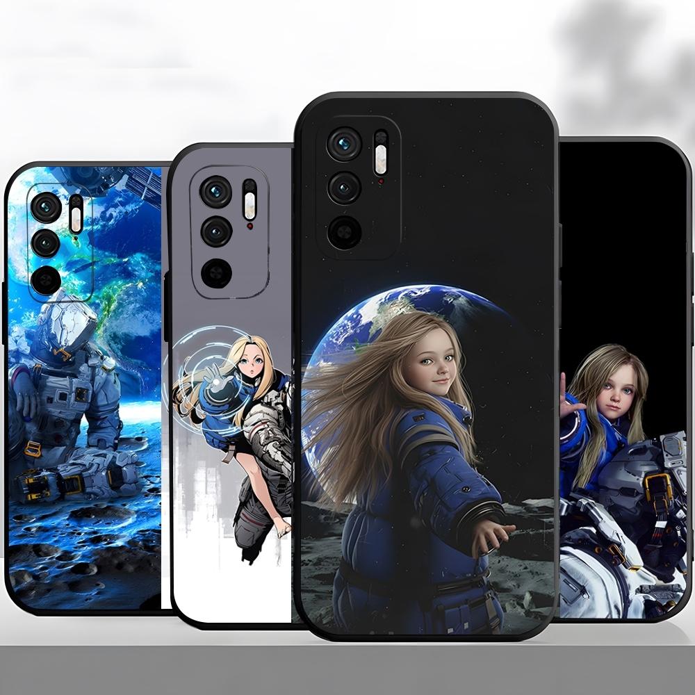 P-Pragmata Phone Case For Xiaomi Poco M7 M6 M5 M4 4g 5g F7 F6 X7 X6 X5 Ultra Pro Silicone Cover