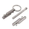 Hiking Titanium Alloy Buckle Ribbon Ending Buckles Belt Clip Quick Draw Keychain Hanging Buckles Key Ring