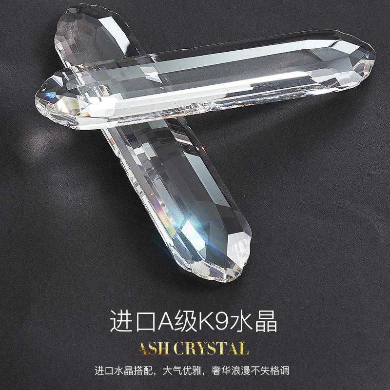 LED Auriu Crom Argintiu Cristal Suspendare Candelabru Iluminat Corp de iluminat Suspensie Lampen Pentru Sufragerie