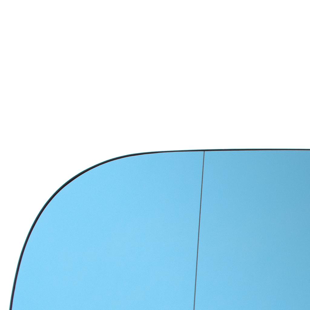 BMW 5 E39 96-04 mirror insert HEATED BLUE left