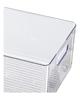 Book Storage Container Transparent Versatile Book Storage Organizer Container Bin with Handle for