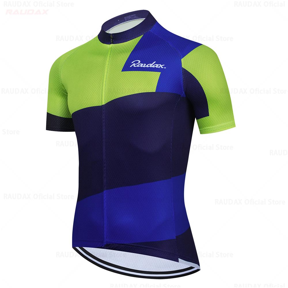 Raudax Cycling Jersey Men's Summer Short Sleeve Bike Shirts MTB Cycling Clothing Ropa Maillot Ciclismo Racing Bicycle Clothes
