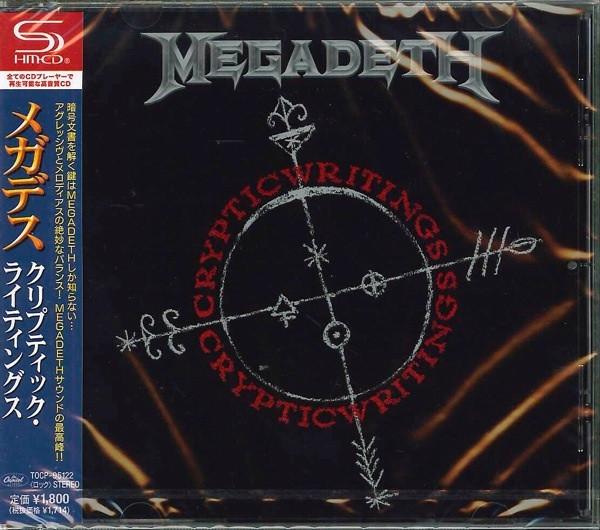 

CD MEGADETH - crypto writings TOCP95122 Capitol Records 2013 Japan ObiMetal Used