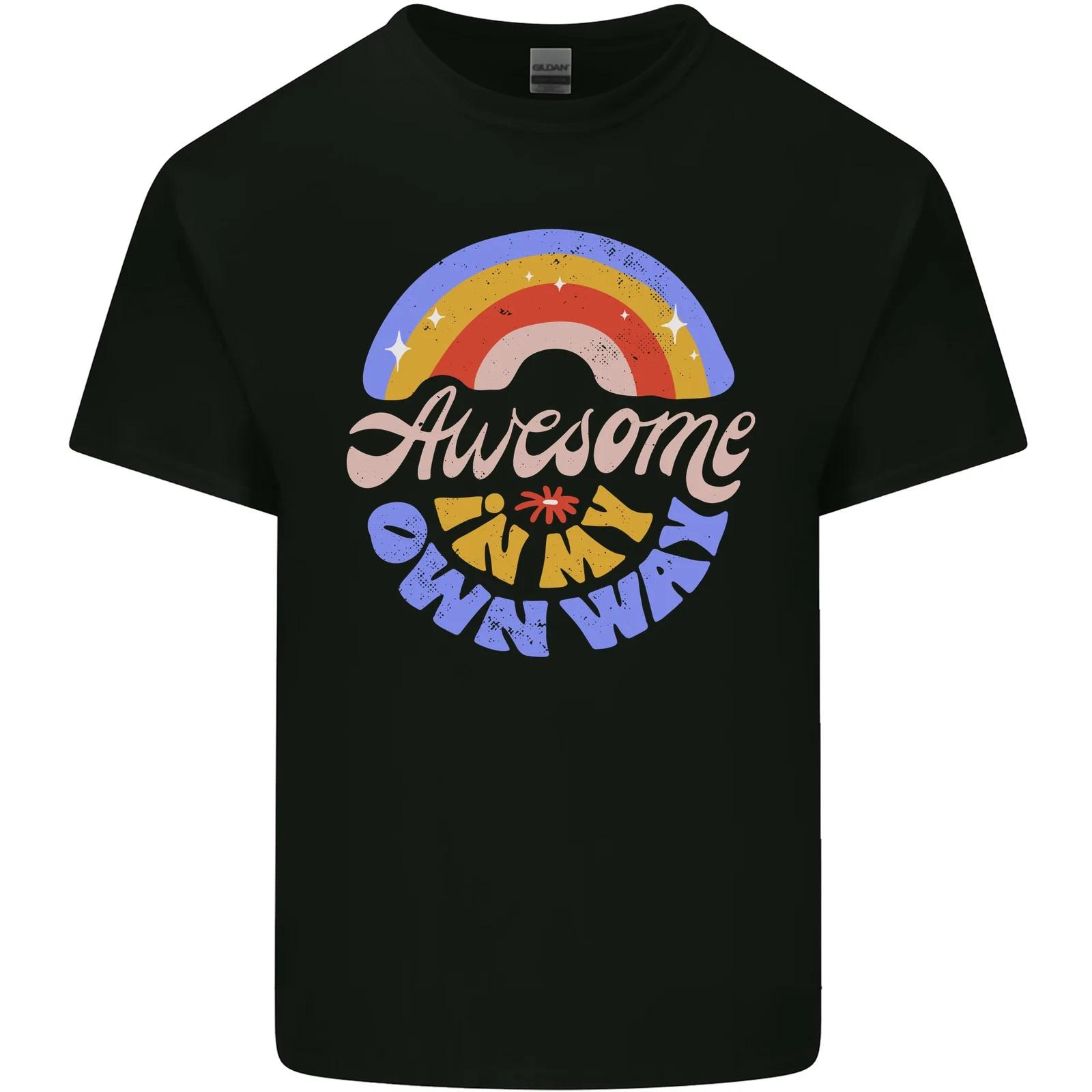 Awesome in My Own Way Different Autistic Kids T-Shirt Childrens 3XL