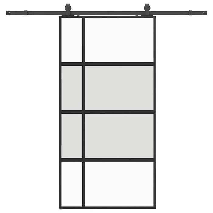 VidaXL Sliding Door with Black Hardware Kit 102.5x205 Cm 3375980