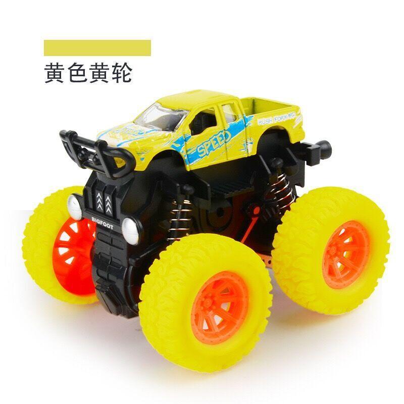 Rotating Stunt Climbing Car 1:32 Double Inertia Graffiti Alloy Car, Off-Road 4Wd Model Toy Car