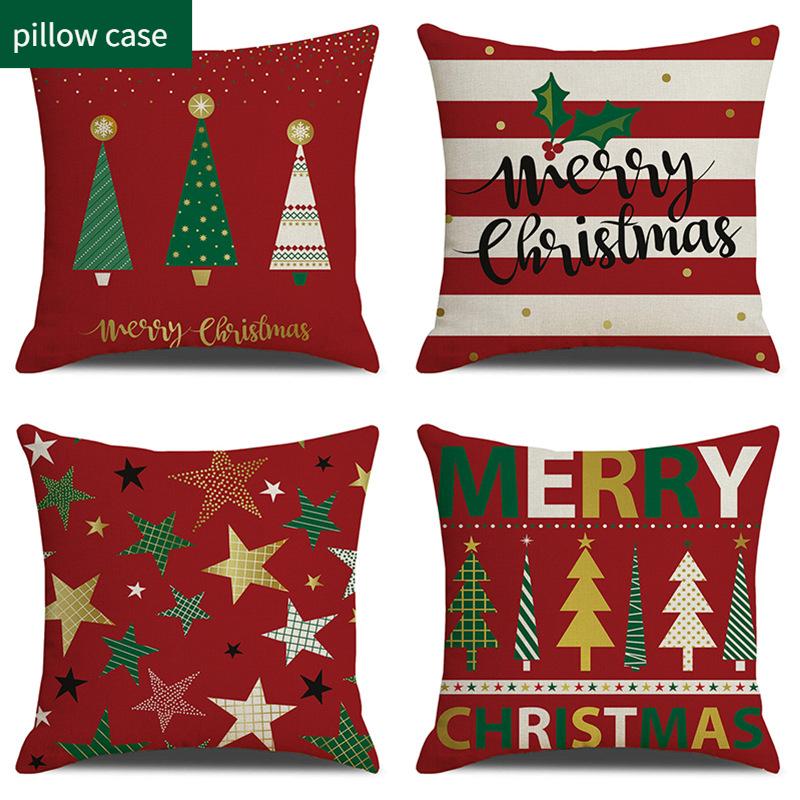 

Семейный Рождественский декоративный Рождественский чехол для подушки, Рождественская декоративная наволочка, новогодний подарок 2023, 45x45 см