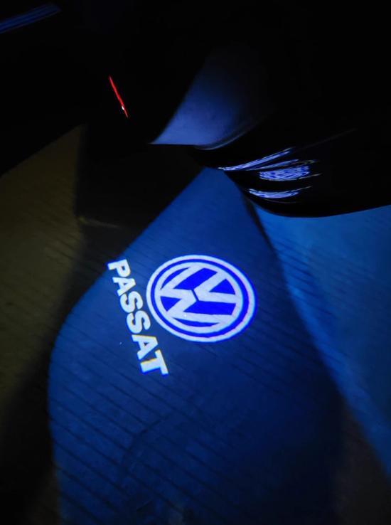 LED Car Door Logo Light Projector Lamp Accessories For Volkswagen VW Touareg 7P Golf 5 6 7 Jetta MK5 MK6 MK7 Passat B6 B7 B9 B8 CWR1