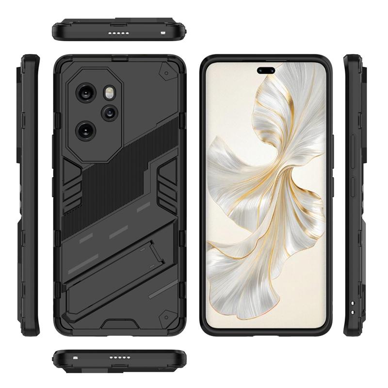 Holder Case For Honor 100 Pro Cover For Huawei Honor 100 Pro Capas New Stand Shockproof Back Kickstand Cover Honor 100 Pro Funda