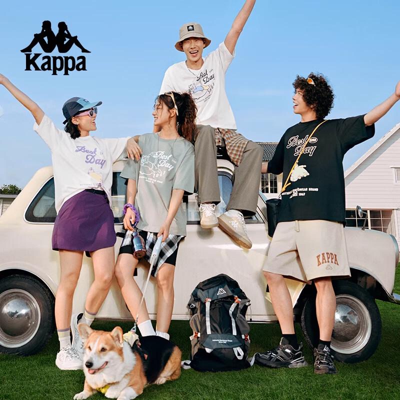 Kappa 2025 Printed Pure Cotton Short Sleeve T-Shirt K0FW2TD82D M