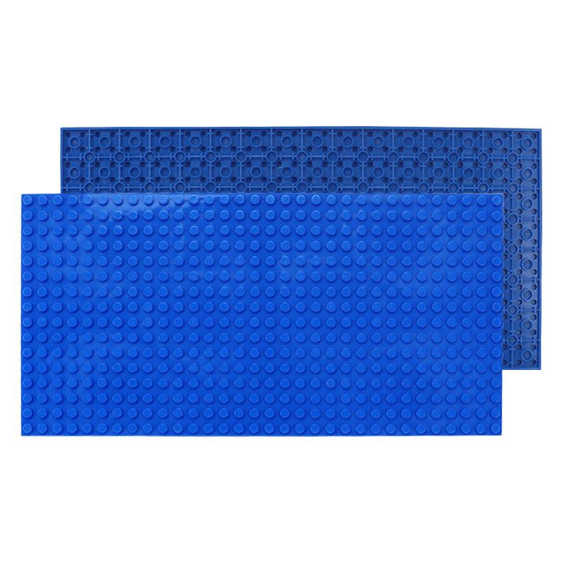 Baseplate Double Sides Base Plates for Figures Building Blocks Toys for Children City Baseplates Kids Gifts 25.5*12.8 cm Plate