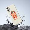 For iPhone 17 Case Cartoon Deer Pattern Printing Straight Edge TPU Phone Back Cover