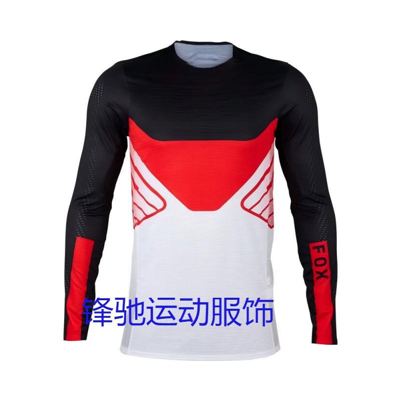 Herren Damen Mountainbike Radtrikot Langarm Schnelltrocknend Offroad Motocross Rennhemd