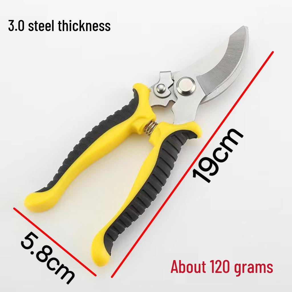 Stainless Steel Multi-Purpose Electrician's Scissors: Tin Snips, Wire Cutter, Stripper, Crimper.