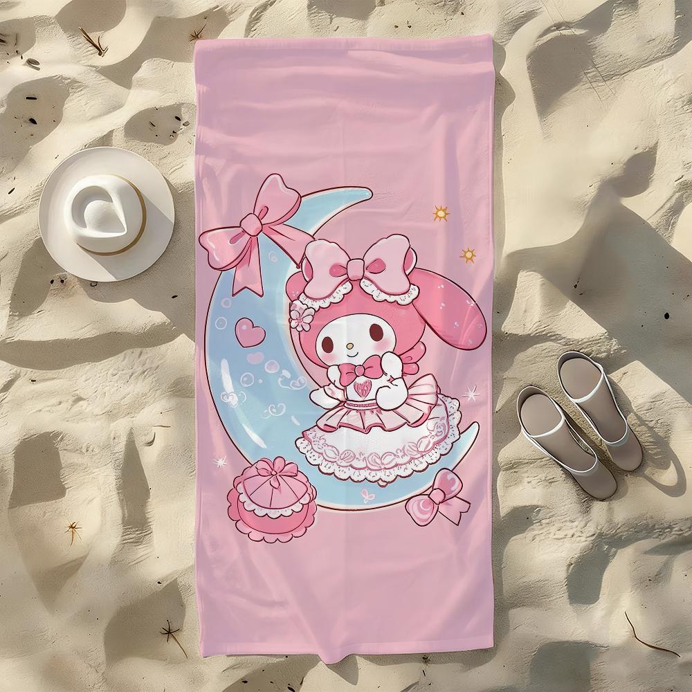Lovely My M-Melody-S Towel For Swim Yoga Gym Quick Drying Soft and Skin-friendly Beach Towels All-Season