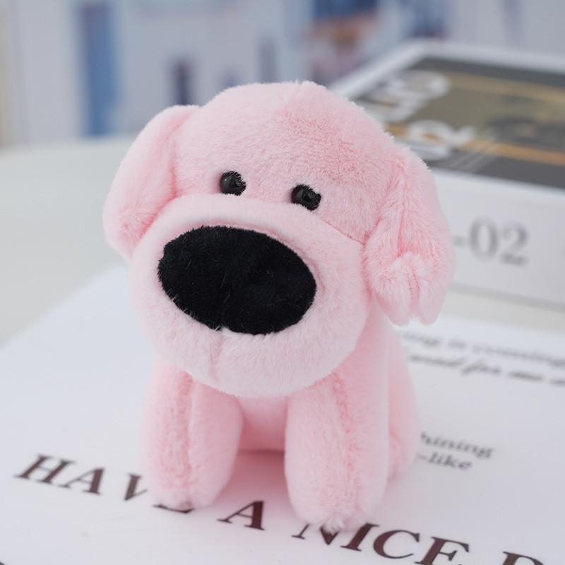 Cute Kawaii Puppy Plush Keychain Fluffy Soft Dog Doll Bag Accessory