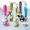 Authentischer Hello Kitty Schlüsselanhänger Silikon Niedliches Cartoon-Accessoire Für Geschenke Und Taschen