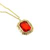 Same The Sandman Ruby Necklace Square Pendant Cos Props Birthday Christmas Gift